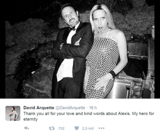 David Arquette lamenta morte de irmã, Alexis Arquette (Foto: Reprodução/Twitter)