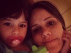 Fernanda Pontes posa com filha: 'O irmãozinho está chegando'