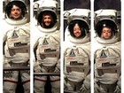 Carla Perez, Xanddy e os filhos se vestem de astronauta