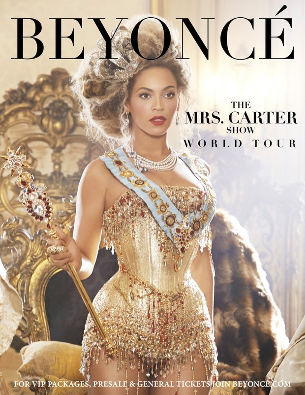 Moda - Beyoncé em fotos de divulgação da nova turnê "The Mrs. Carter Show World Tour" (Foto: Beyoncé/Divulgação)