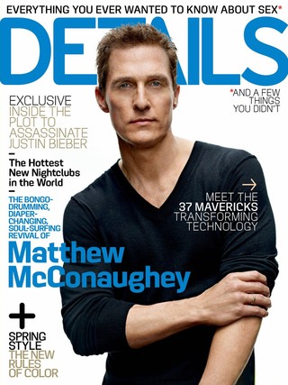 Matthew McConaughey (Foto: Revista Details/Reprodução)