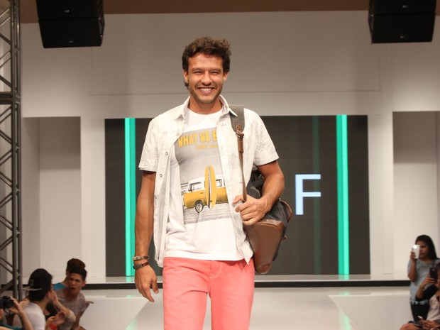 Nando Rodrigues em evento de moda em São Paulo (Foto: Gustavo Duran/ Agência É! Comunicação)