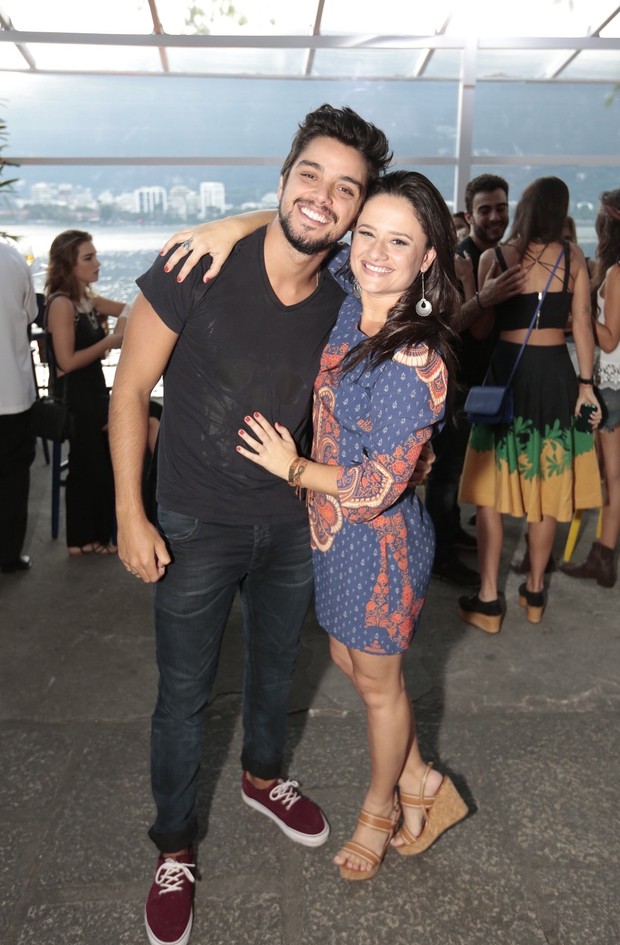 Rodrigo Simas e Mariana Costantini no aniversário da atriz (Foto: Pamela Miranda/ Divulgação)