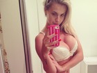 'Pronta para dormir', diz Veridiana Freitas ao postar foto só de lingerie