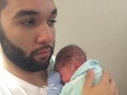 Veronica Costa posta foto do netinho recém-nascido, Salvatore
