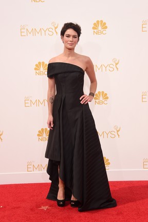 Lena Headey no Emmy (Foto: AFP)