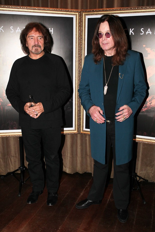 Geezer Butler e Ozzy Osbourne (Foto: Manuela Scarpa / Foto Rio News)