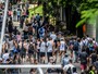 Lollapalooza: público chega cedo a autódromo de Interlagos, em SP