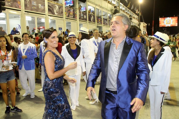Gloria Pires com o marido Orlando (Foto: Thyago Andrade/ Foto Rio News)