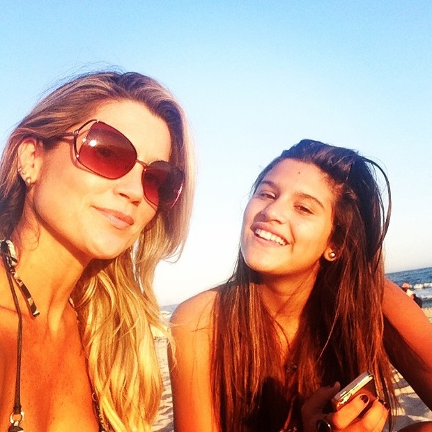Flávia Alessandra com a filha Giulia (Foto: Instagram)