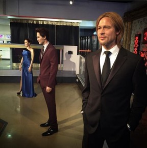 Museu separa estátuas de cera de Angelina Jolie e Brad Pitt após divórcio (Foto: Reprodução / Twitter)