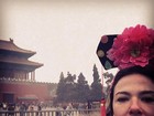 Luciana Gimenez mostra foto de viagem a China