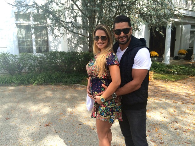 Ana De Biase com o marido, João Tristão (Foto: Arquivo pessoal)