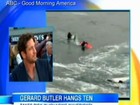 Gerard Butler conta na TV que quase morreu em filmagem