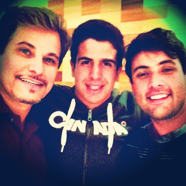Edson Celulari, Enzo e Bruno De Luca (Foto: Instagram/ Reprodução)