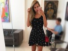 Adriana Sant'anna posta selfie e conta que está tratando estrias
