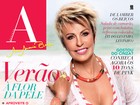Ana Maria Braga aparece com decote ousado em capa de revista
