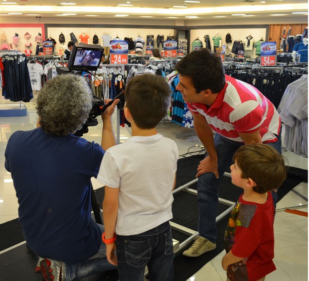 Carlos Casagrande com os filhos (Foto: Divulgação)