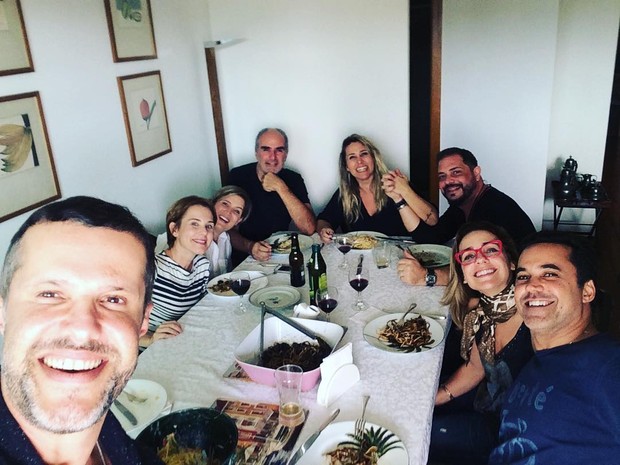 Andreia Sorvetão com outras ex Paquitas (Foto: Reprodução Instagram)