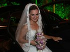 Ex-paquita Thalita Ribeiro se casa com ex-ator mirim no Rio