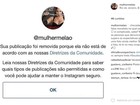 Mulher Melão tem foto censurada na web e reclama: 'Sempre sou vítima'