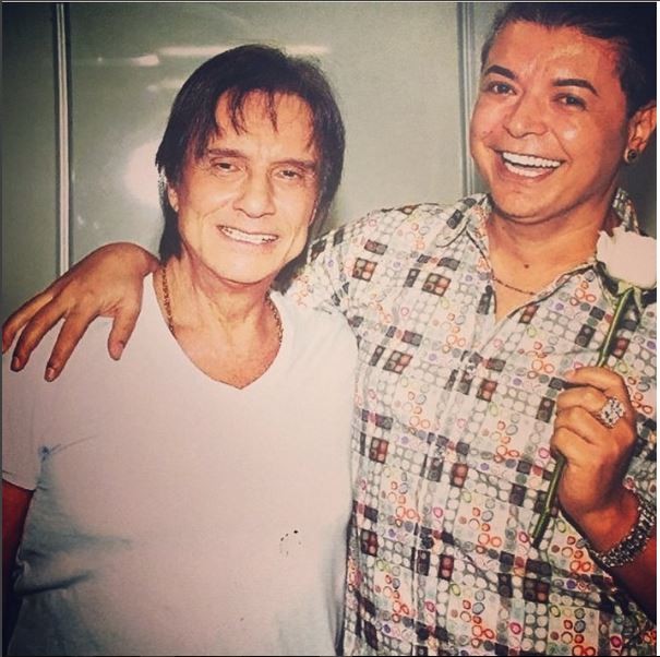 David Brazil parabeniza Roberto Carlos (Foto: reprodução/instagram)