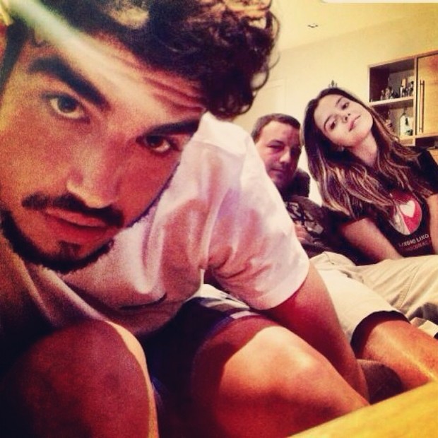 Caio Castro, Kaio Nogueira e Giovanna Lancellotti (Foto: Reprodução/Instagram)