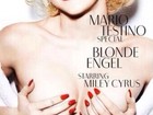 Miley Cyrus posa sexy e de topless para revista alemã