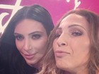 Valesca Popozuda mostra foto com Kim Kardashian: 'Melhor selfie da vida'