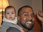 Kanye West e a filha North West aparecem fofos em momento família