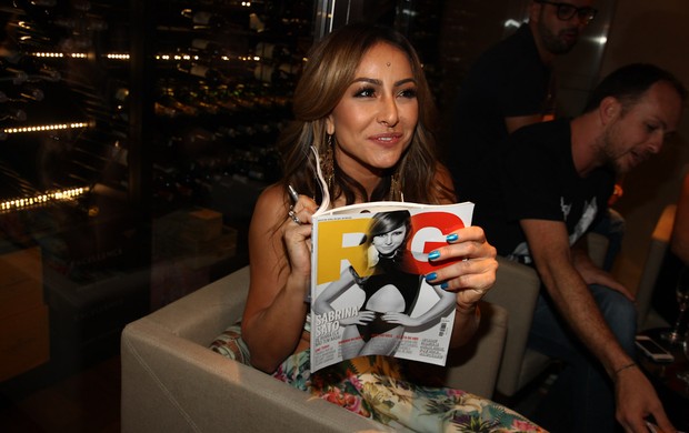 Sabrina Sato em lançamento de revista em São Paulo (Foto: Manuela Scarpa/ Foto Rio News)