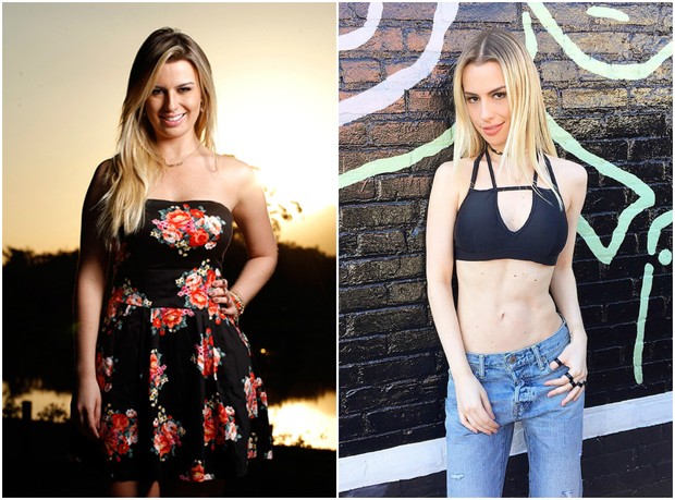 Fernanda Keulla antes e depois  (Foto: Marcos Serra Lima/EGO/Instagram)