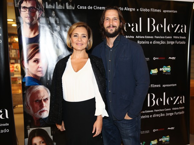 Adriana Esteves e Vladmir Birchta lançam filme (Foto: Manuela Scarpa/ Foto Rio News)