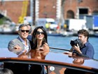 George Clooney chega a Veneza para casamento com Amal Alamuddin