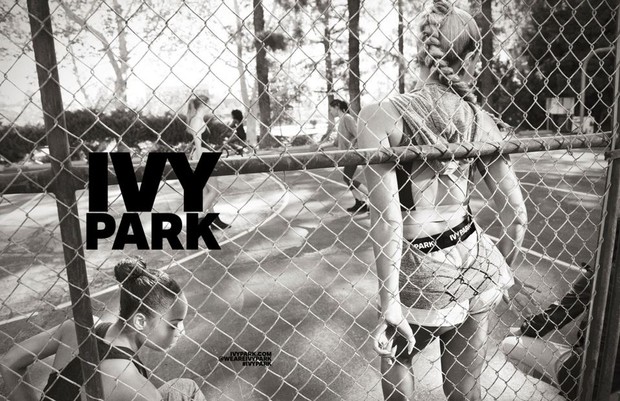 Beyoncé em campanha para Ivy Park, sua nova marca de roupas fitness (Foto: Divulgação / Ivy Park)
