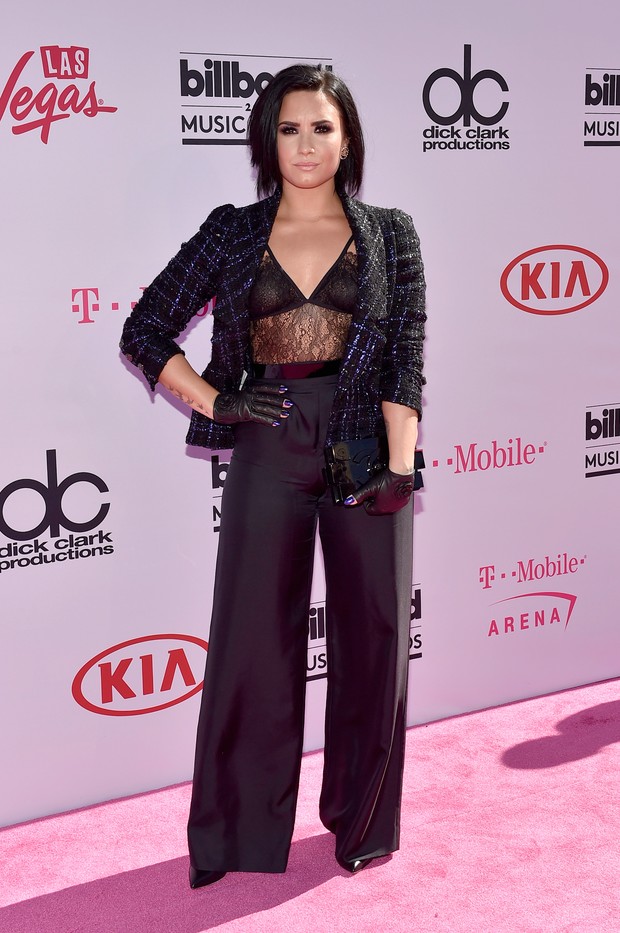 Demi Lovato no Billboard Music Awards (Foto: AFP)