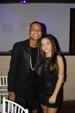 MC Duduzinho e Mel Maia em festa no Rio (Foto: Rogerio Fidalgo/ Ag. News)
