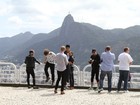 Confira o dia do The Wanted pelo Rio de Janeiro