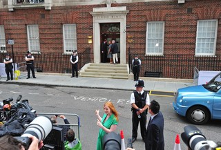 Michael e Carole Middleton , pais de Kate Middleton (Foto: Agência/ AFP)