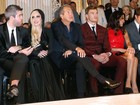 Após desfile da Atelier Versace, Lady Gaga posa com Donatella Versace
