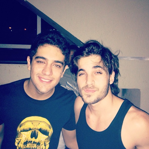 Fiuk e Miguel Rômulo curtem noite juntos (Foto: Reprodução/Instagram)