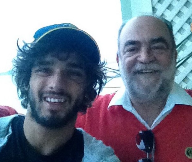Marlon Teixeira com o avô, Delfim Peixoto (Foto: Reprodução/Instagram)