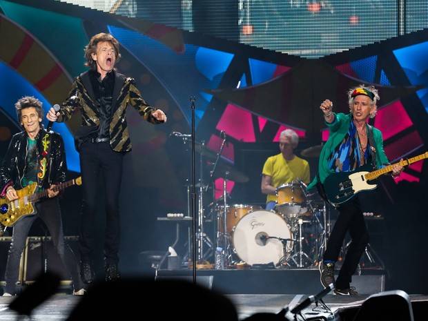 Rolling Stones em show em São Paulo (Foto: Manuela Scarpa/ Brazil News)