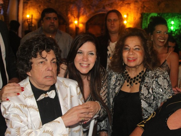 Cauby Peixoto, Simony e Ângela Maria em festa em Mauá, em São Paulo (Foto: Caio Duran e Thiago Duran/ Ag. News)