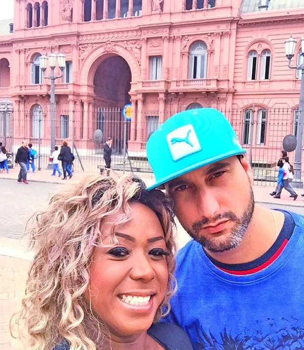 Adelia Soares e o noivo Alexandre (Foto: Reprodução / Instagram)