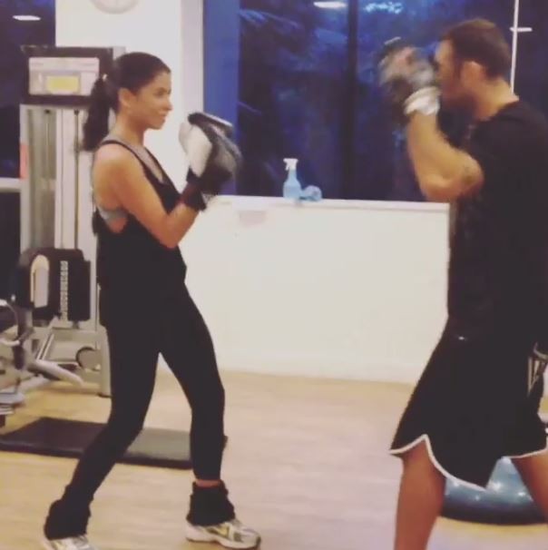 Ana Lima treinando (Foto: Instagram / Reprodução)
