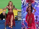 Nicki Minaj usa look parecido com o de Shakira e vira polêmica na web