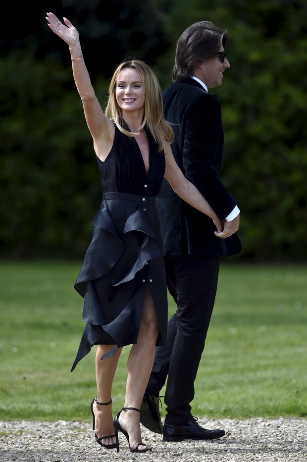 Amanda Holden e o marido Chris Hughes (Foto: Reuters)
