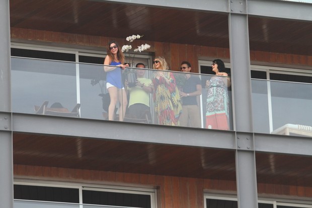 Fergie na Sacada do Hotel Fazano, no RJ (Foto: Delson Silva e André Dias / Agnews)