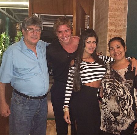  Amir Alves, Thor, Paola e Edileuza Leça (Foto: Reprodução/Instagram)